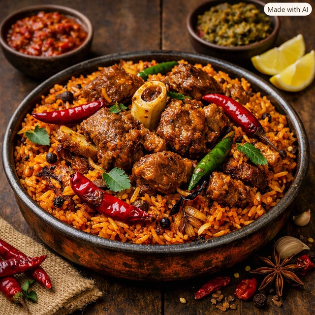 Goat Pulav.