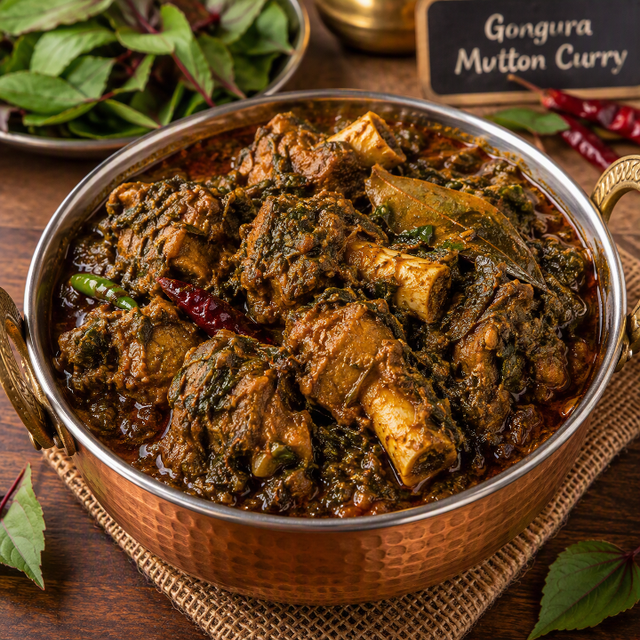 Gongura Mutton.