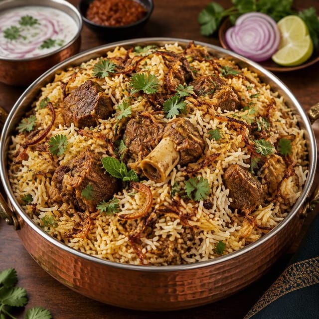 Goat Pulav.