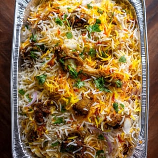 Party Tray - Hyderabadi Dum Biryani (Goat)