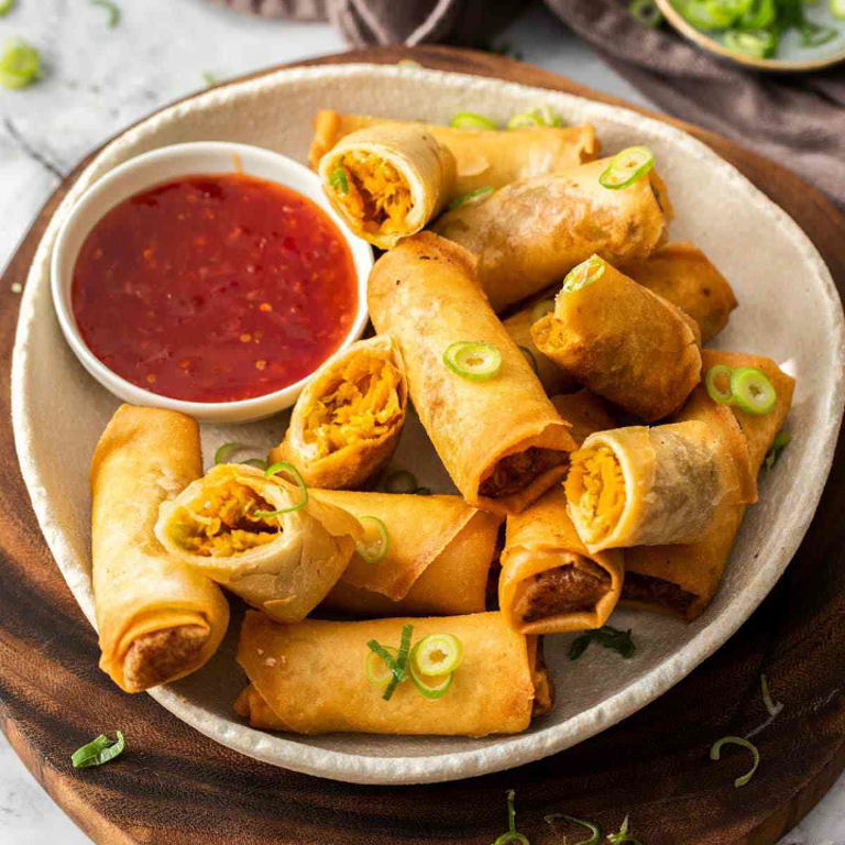 Savor Our Vegetable Spring Rolls