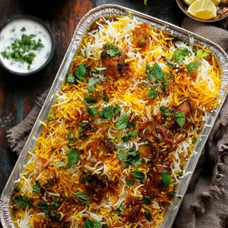 Party Tray - Hyderabadi Dum Biryani (Veg)